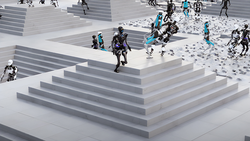 NVIDIA Isaacにおけるロボットの動作検証