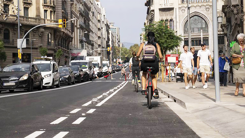 バルセロナ市街の様子