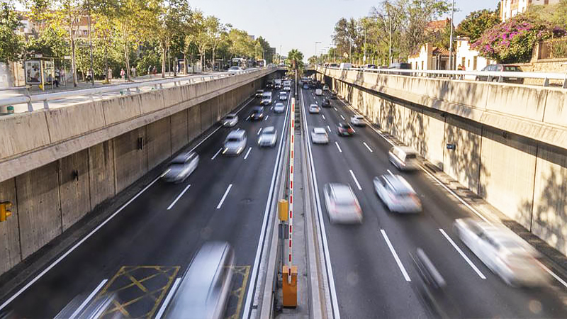 バルセロナの高速道路