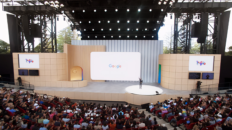 「Google I/O 2025」のクロージング場面