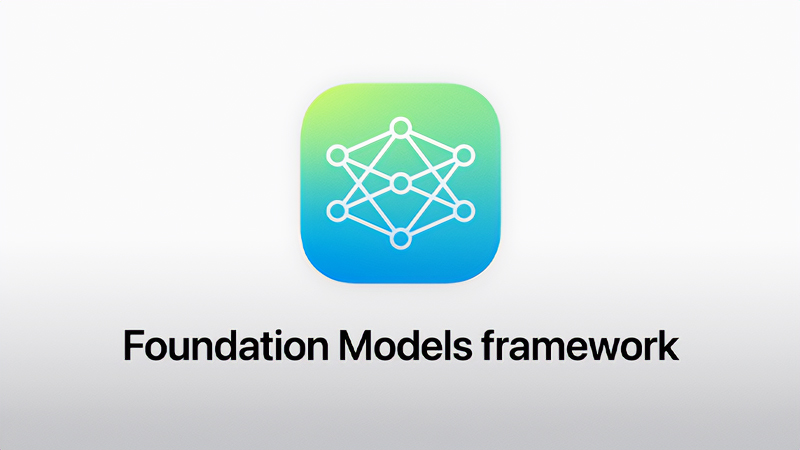 Foundation Models frameworkのイメージ画像