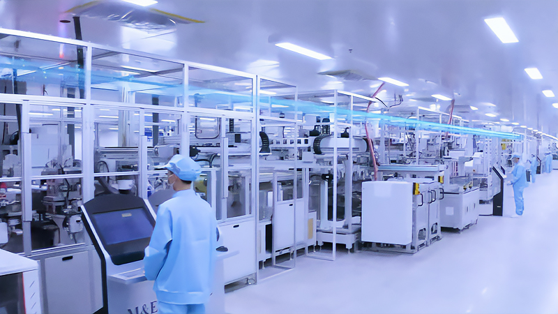 BYDのバッテリー製造工場