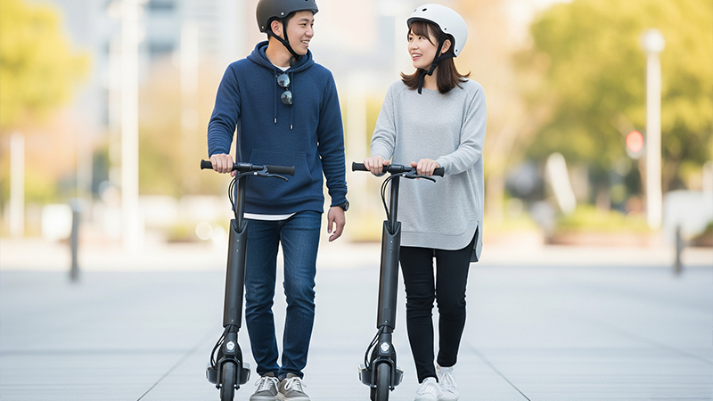ルールを守ってリチウムイオン電池搭載製品を使っている人たちのイメージ画像