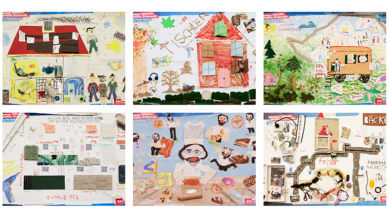 ドイツの保育園から応募されたポスターの一例