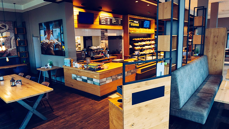 老舗パン屋「Grünewald(グリューネヴァルト)」の店内画像