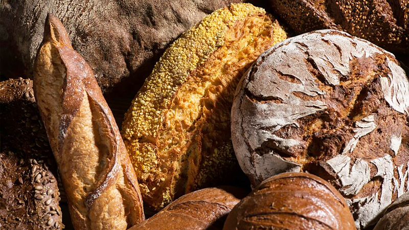 「Bäckerei Schmitt(シュミット・ベーカリー)」で販売されているパン