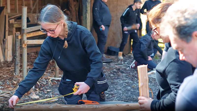 「サセックス・ヘリテージ・トラスト」の伝統技能体験デーの様子