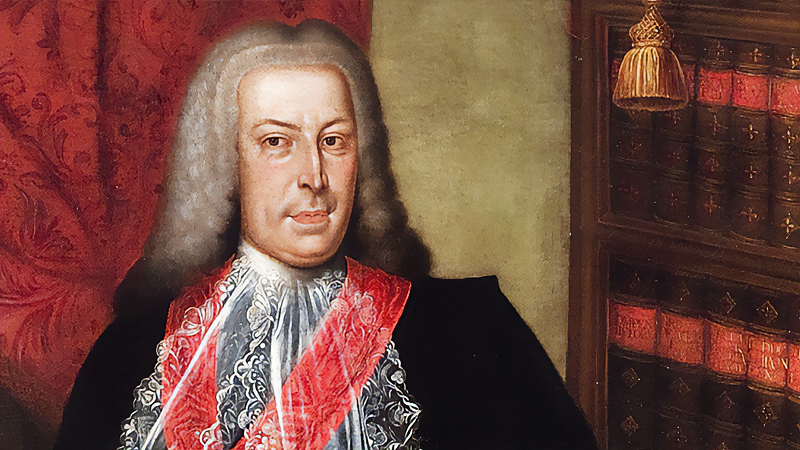 宰相セバスティアン・デ・カルヴァーリョの肖像画