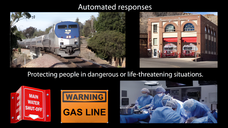 ShakeAlertと連携しているインフラの例