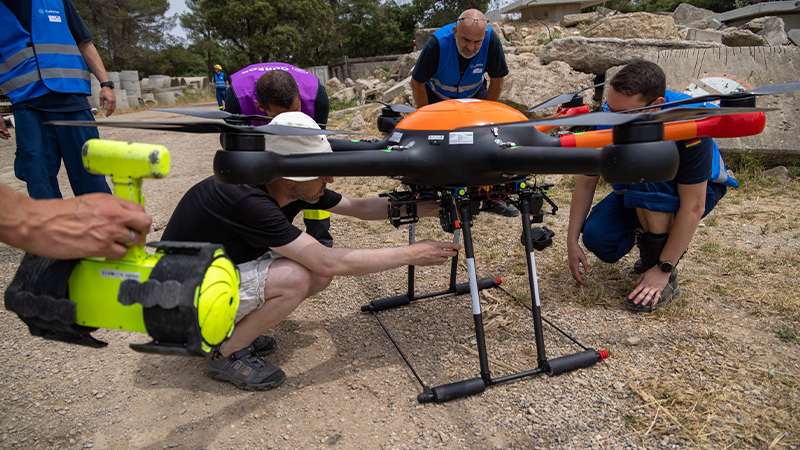 フランスにおけるCURSORの実験の様子