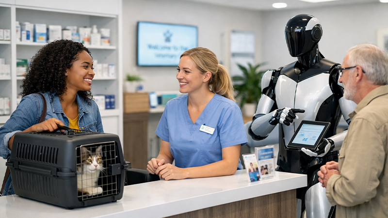 未来の動物病院のイメージ画像