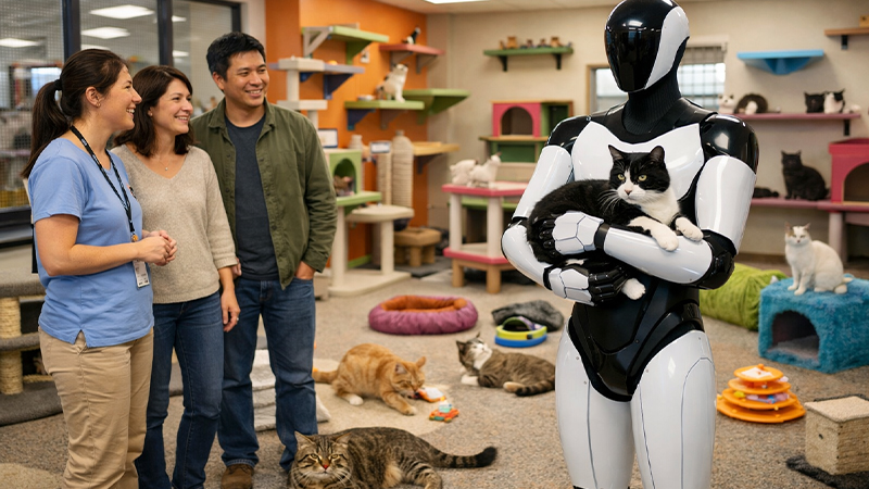 未来の猫保護施設のイメージ画像