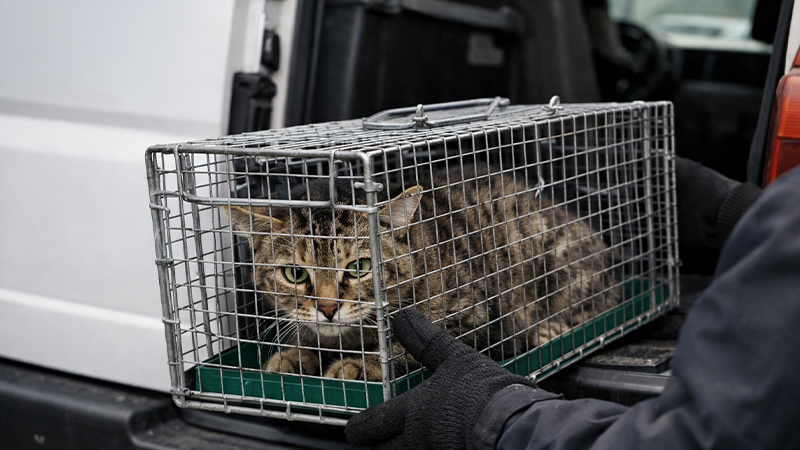 野良猫捕獲のイメージ画像