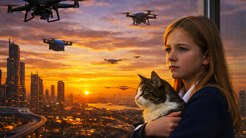 AI完全管理社会のイメージ画像