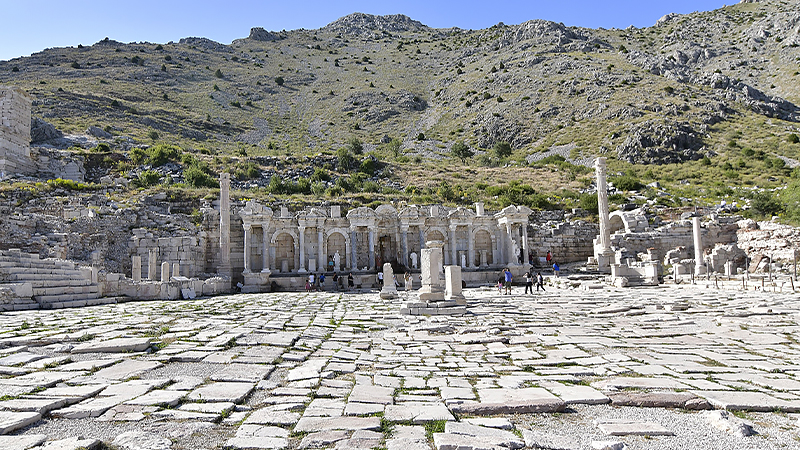 2024年に撮影された古代都市サガラッソスの遺跡