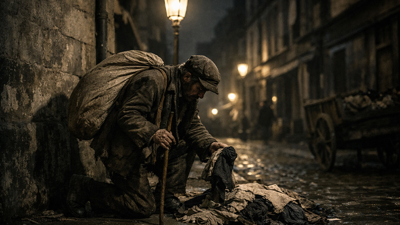 フランスのボロ拾い人「シフォニエ(Chiffonniers)」のイメージ画像