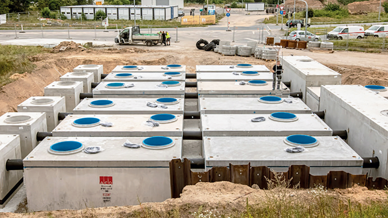 フランクフルト空港新ターミナル3に埋設されている「ACO Oleosmart」