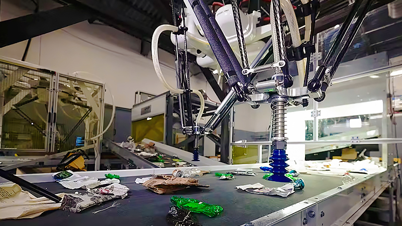 AMP Roboticsのプラスチック選別マシン
