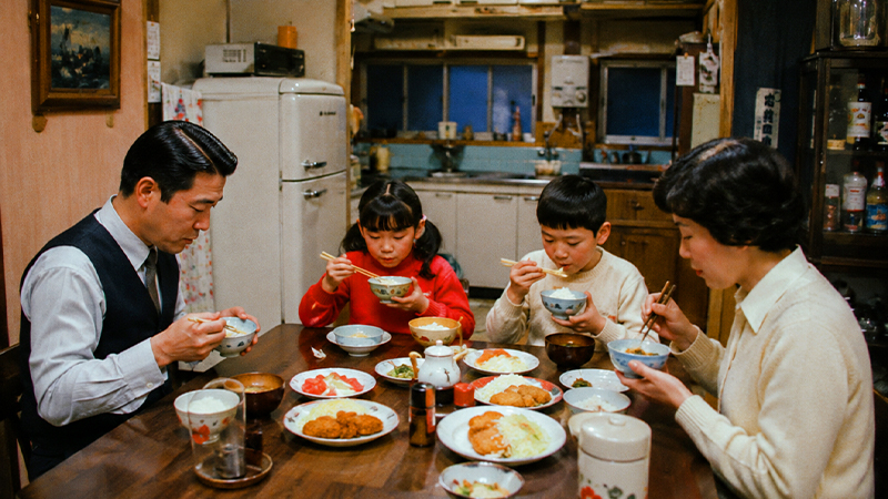昭和時代の食卓のイメージ画像